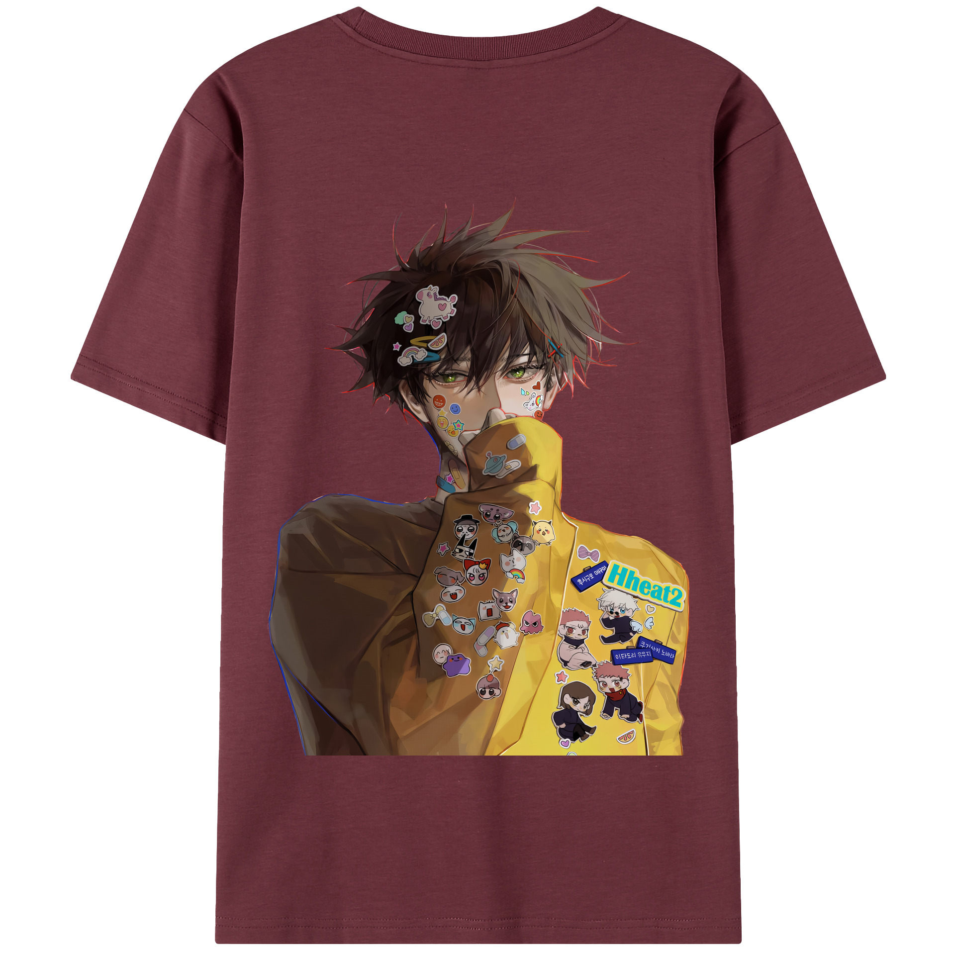 （画像用） 呪術廻戦 Jujutsu Kaisen 綿100％半袖Tシャツ（背面プリント）